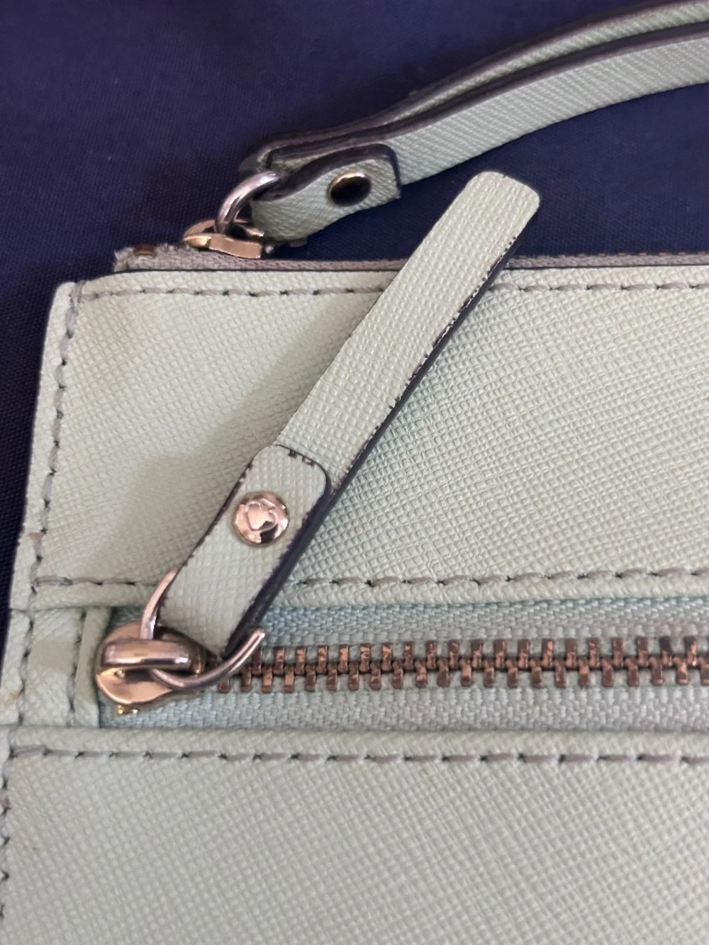 kate spade mint green wristlet